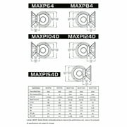 Lanzar MAXP64 Max Pro 6.5 Inch 600 Watt Power 4 Ohm Car Subwoofer Audio System