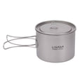 thumbnail image 1 of Lixada Tasse en Titane 900 ml, Pot Ultraléger Portable avec Couvercle et Poignée Pliable, Camping, Randonnée, Backpacking en Plein Air, 1 of 7