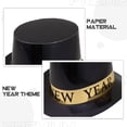 thumbnail image 4 of 6 sombreros de papel de Feliz Año Nuevo, sombrero de copa para la víspera de Año Nuevo, decoración para fiestas, cosplay, actuaciones de Año Nuevo., 4 of 8