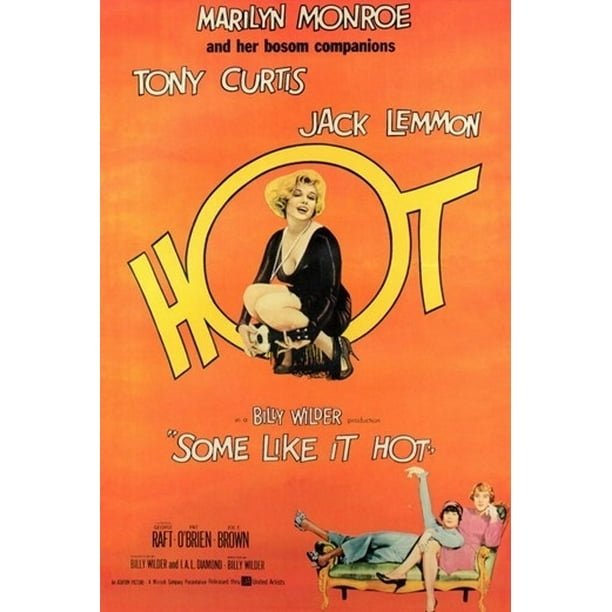 Some Like It Hot C 1959 Style F Movie Poster 11 X 17 Walmart Com Walmart Com