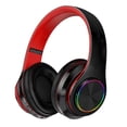 thumbnail image 1 of Sport Bluetooth 5.0 Auricures recargables inalámbricos Protable Solt Negro + rojo, 1 of 8