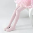 thumbnail image 5 of Girls Ballet Dance Tights 3-14 Years Under Dress Soft Leggings Teens Kids Solid Stretchy High Waisted Anti-Slip Toe Pantyhose Socks, 5 of 8