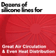 thumbnail image 3 of Olla de silicona para freidora de aire: accesorios para hornos y freidoras de aire aptos para alimentos | Reemplazo de papel de pergamino inflamable, 3 of 5
