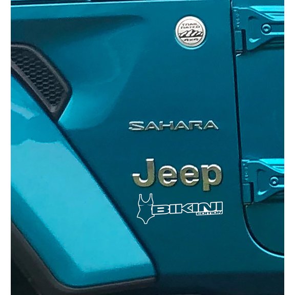 Collectible Decals Bikini Pearl Edition Decal (Pair) Fender Decals For Wrangler/Gladiator - JL/JT