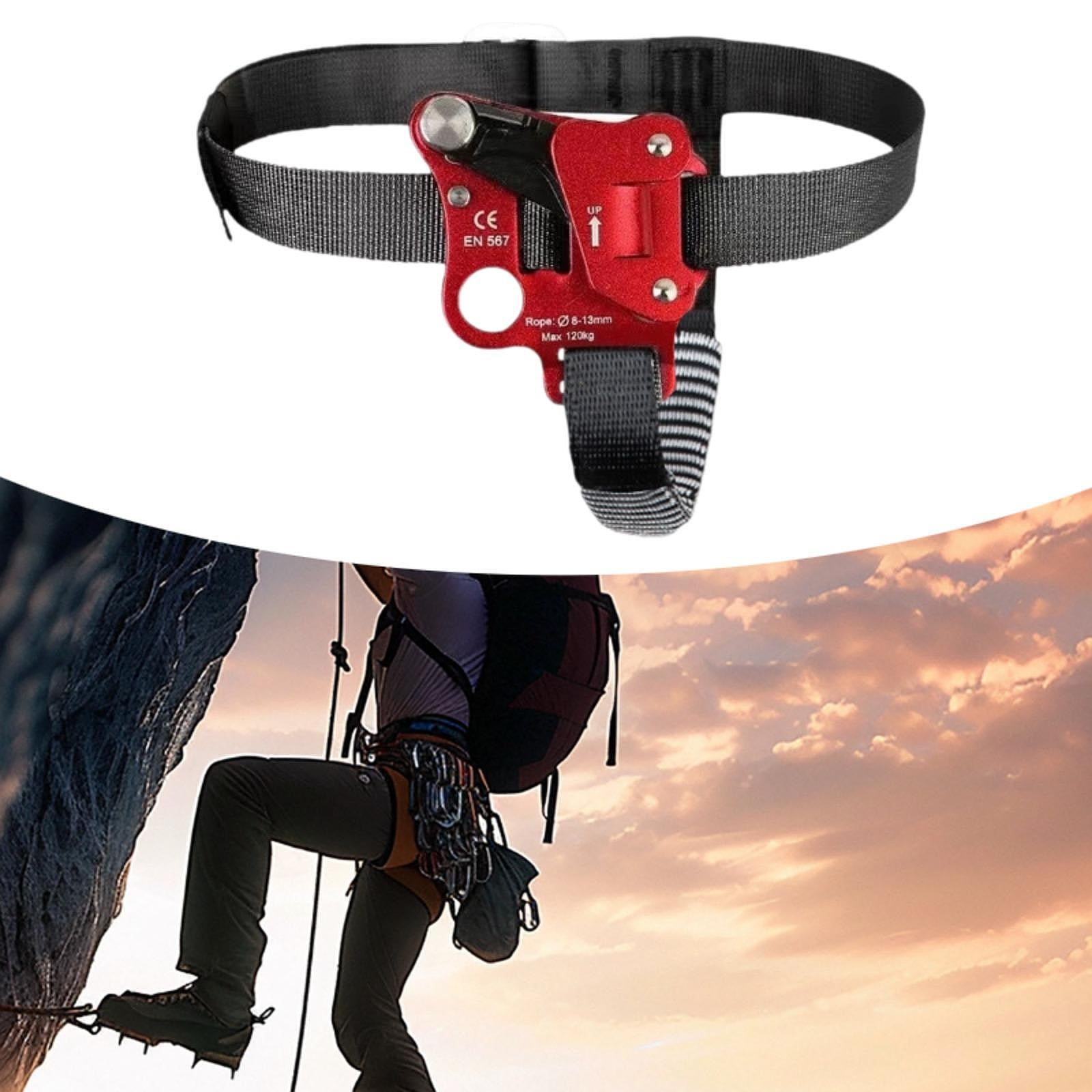 Foot Riser Quick Step Foot Ascender Foot Ascender Lightweight Aluminum Alloy for Tree Climbing Caving Mountaineering