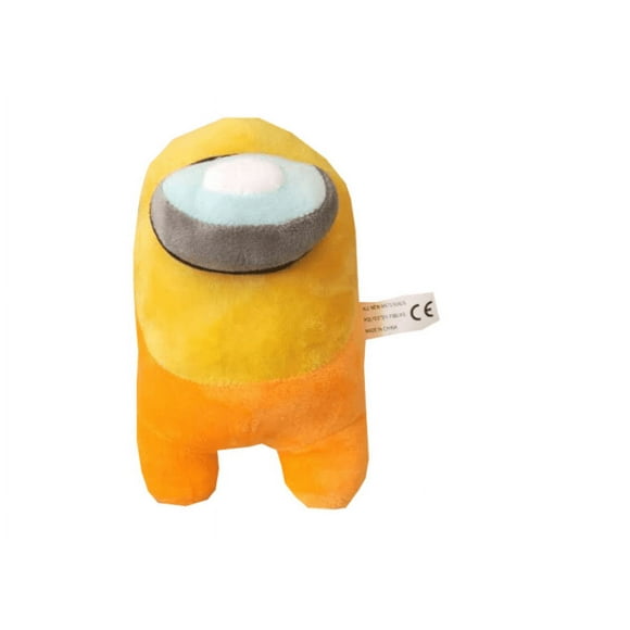 Peluche Among Us - Jeu Among Us Crewmate Peluche Animal Peluches Jouets Poupée en Peluche Figurine Jouet - Articles Among Us Crewmate Peluche Cadeaux pour Fans de Jeux (Jaune)