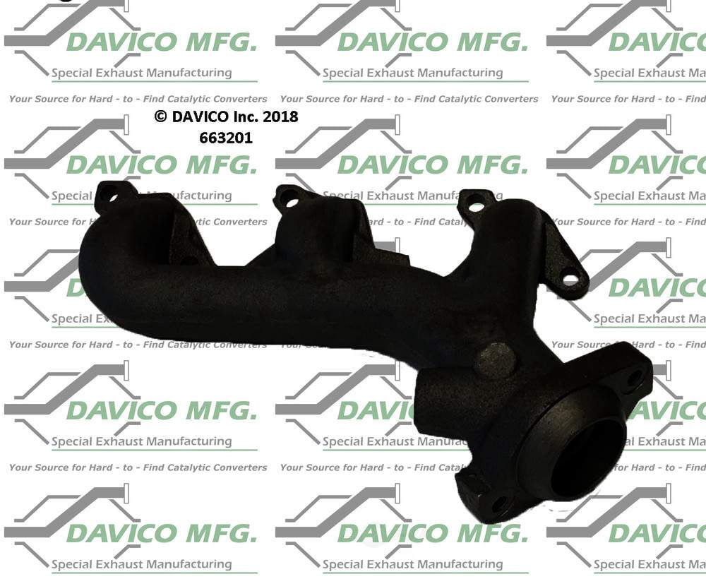Davico Mfg 663201 Stand alone Exact-Fit exhaust manifold