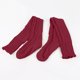 thumbnail image 4 of Calcetines de lana cálidos para mujer, calcetines de invierno de color liso hasta la rodilla, calcetines largos de tubo, calcetines gruesos, calcetines de poliéster para mujer, 4 of 5