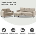 thumbnail image 5 of Pingliang Home Living Room Furniture Set,Sectional Sofa Couch with Storage Ottoman and Loveseat,3 Seater L-shaped Sofa and 2 Seater Couch for Home Apartment Studio Office, 5 of 8