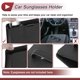 thumbnail image 5 of Estuche para Gafas de Sol de Coche Unique Bargains con Soporte Magnético Universal para Respaldo de Asiento Lado de Puerta de Cuero Negro 20.5x14.2cm, 5 of 7