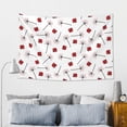 thumbnail image 5 of Xecao Ladybug With Dandelion Print Tapestry, Wall Hanging Room Funny Decor, Backdrop Room Decor for Bedroom Living Room dormitory, 5 of 8
