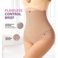 thumbnail image 2 of Vaslanda Women's Shapewear Tummy Smoothing High-Waist Lace Brief, Sizes Small-2XL, 2 of 6