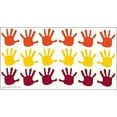thumbnail image 2 of Handprint Vinyl Wall Decals Sticker, Great for Classroom, Daycares and Preschool, Orange/Yellow/Red, 18 Piece, 2 of 3
