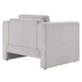thumbnail image 4 of Armchair Accent Chair, Light Grey Gray, Fabric, Living Kitchen Cafe Bistro Hospitality Restaurant, Modern Contemporary HB34791, 4 of 9