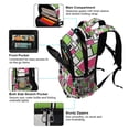 thumbnail image 5 of FORMRS Unisex Backpack Elementary School Travel Bookbag with Reflective Stripes, Abstract Geometric, 5 of 7
