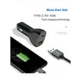 thumbnail image 3 of Micro USB Truck Car Charger UrbanX 63W Fast USB Car Charger PD3.0 & QC4.0 Dual Port Car Adapter with LED Display and Fast Micro Usb Cable for Nokia 4.2, 3 of 3