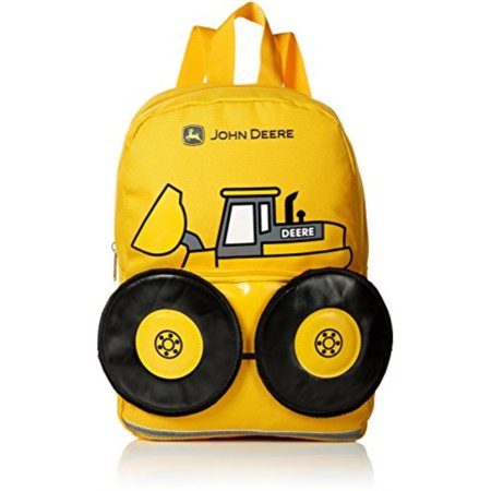 John Deere Boys Kids Girls Toddler Backpack, Construction Yellow, One Size (B06XS4PPBT)