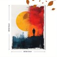 thumbnail image 3 of Qisvanset 12x16 Inch Be Still And Know Quote Canvas Wall Art, Colorful Scripture Minimalist Religious Home Decor, 3 of 8