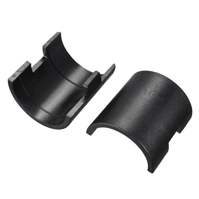 Unique Bargains Wire Shelf Clips 1.5 Inch Wire Shelving Lock Clips Plastic for Wire Shelving System, 4 Pcs