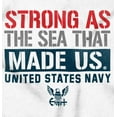 thumbnail image 2 of United States Navy Strong As The Sea Romper Boys or Girls Infant Baby Brisco Brands 18M, 2 of 6