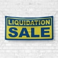 thumbnail image 4 of Liquidation Sale 13 oz Heavy Duty Vinyl Banner Going Out Of Business Everything Must Go Sign Final Sale Banner with Metal Grommets, Outdoor/Indoor, Single-Sided (6x4 Ft, Blue & Yellow), 4 of 6