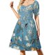 thumbnail image 3 of Vestido de manga corta Coiny X Pin, ropa de mujer, novedades, vestido de verano para mujer, vestidos de noche para mujer., 3 of 7