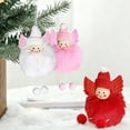 thumbnail image 1 of Adorno Colgante de Muñeca Navideña para Árbol de Navidad y Fiestas | Poliéster Rosa 18X12X6Cm | 1 Unidad, 1 of 6