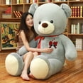 thumbnail image 2 of Oso de peluche gigante grande de 60-100CM, muñeco con relleno de animales suave y enorme, juguete para niños, novia, amante, regalo de cumpleaños zhangyuxiang LED, 2 of 2