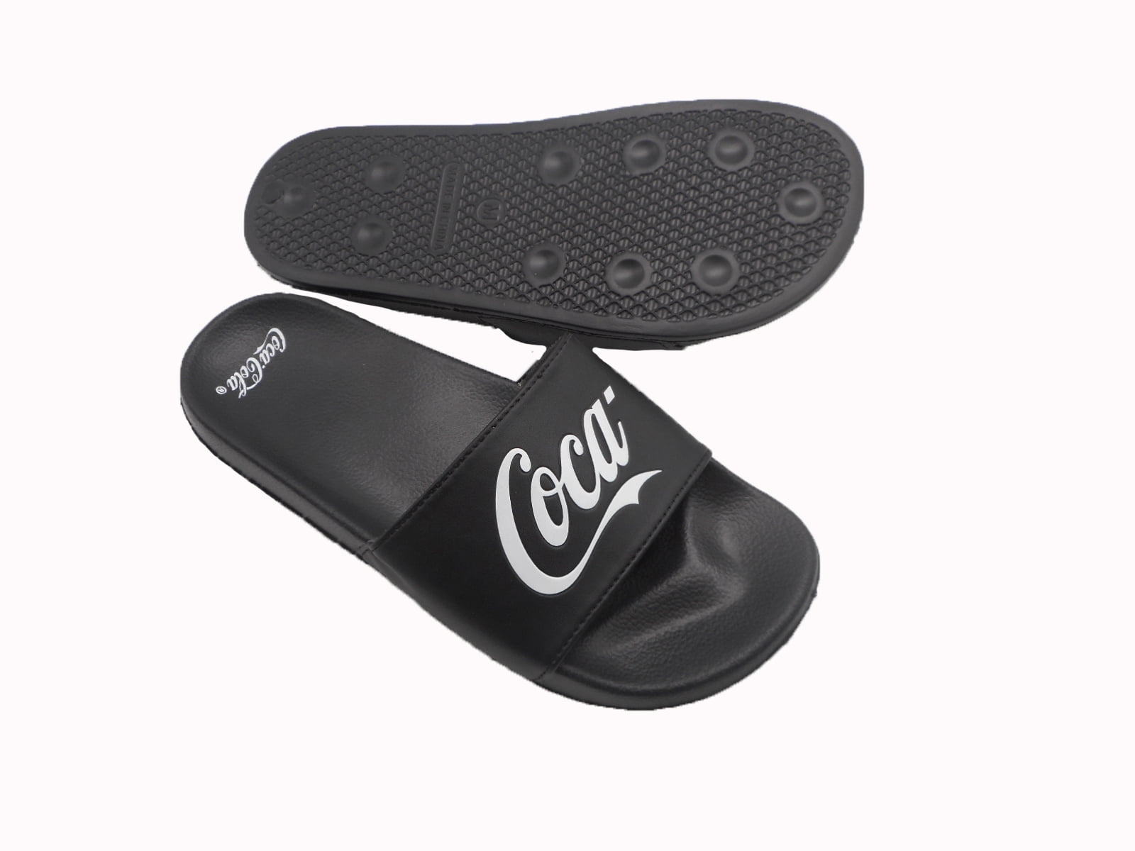 Coca Cola Men’s Slides Sandals for Outdoor/Indoor/Water Activities. Pick your SZ Coca-Cola Split Print Flip Flop Slides-XLarge - Walmart.com main image 2