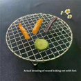 thumbnail image 2 of 304 Stainless Steel Round BBQ Net Grill Mesh Roast Nets Bacon Grill Tool Iron Nets Barbecue Accessories Non-stick BBQ Mat Grid, 2 of 5