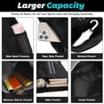 thumbnail image 3 of Bocaoying 2 Pcs 3-Compartment Sports Drawstring Backpack, Water-Resistant Gym Bag with Wet/Dry Separation, Side Pockets & Zipper Pocket, Lightweight Swim Soccer Basketball Sack, 3 of 7