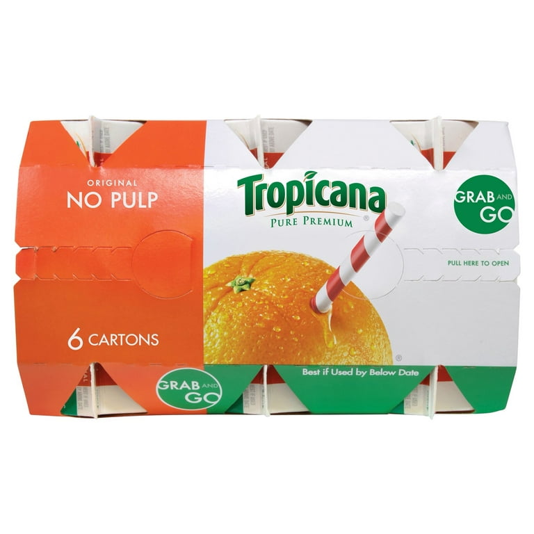 Tropicana® Orange Juice No Pulp Bottle, 89 fl oz - Baker's
