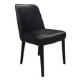 thumbnail image 2 of MOE'S Home FITCH LEATHER DINING CHAIR BLACK-M2, 2 of 6