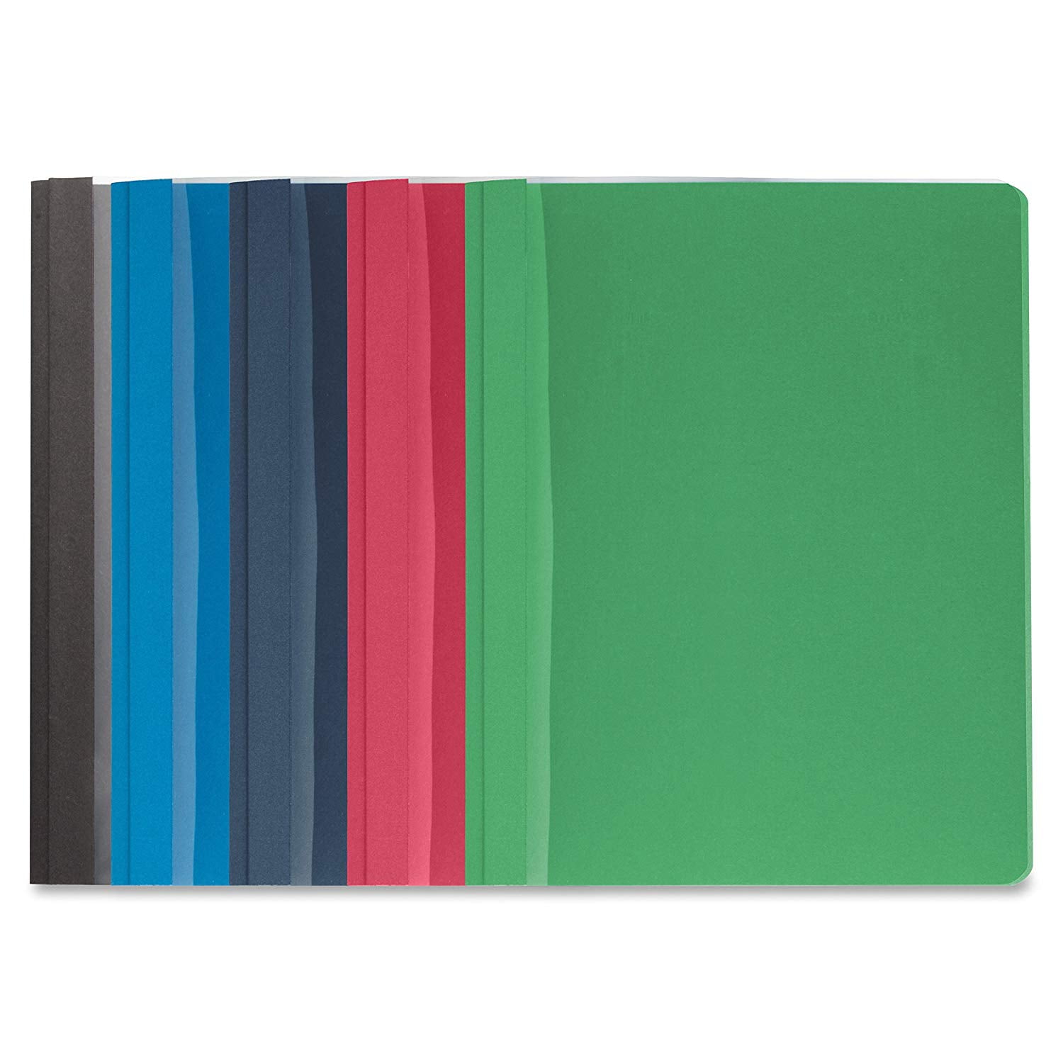 Clear Front Report Covers, Easily customize with clear, nonstick cover