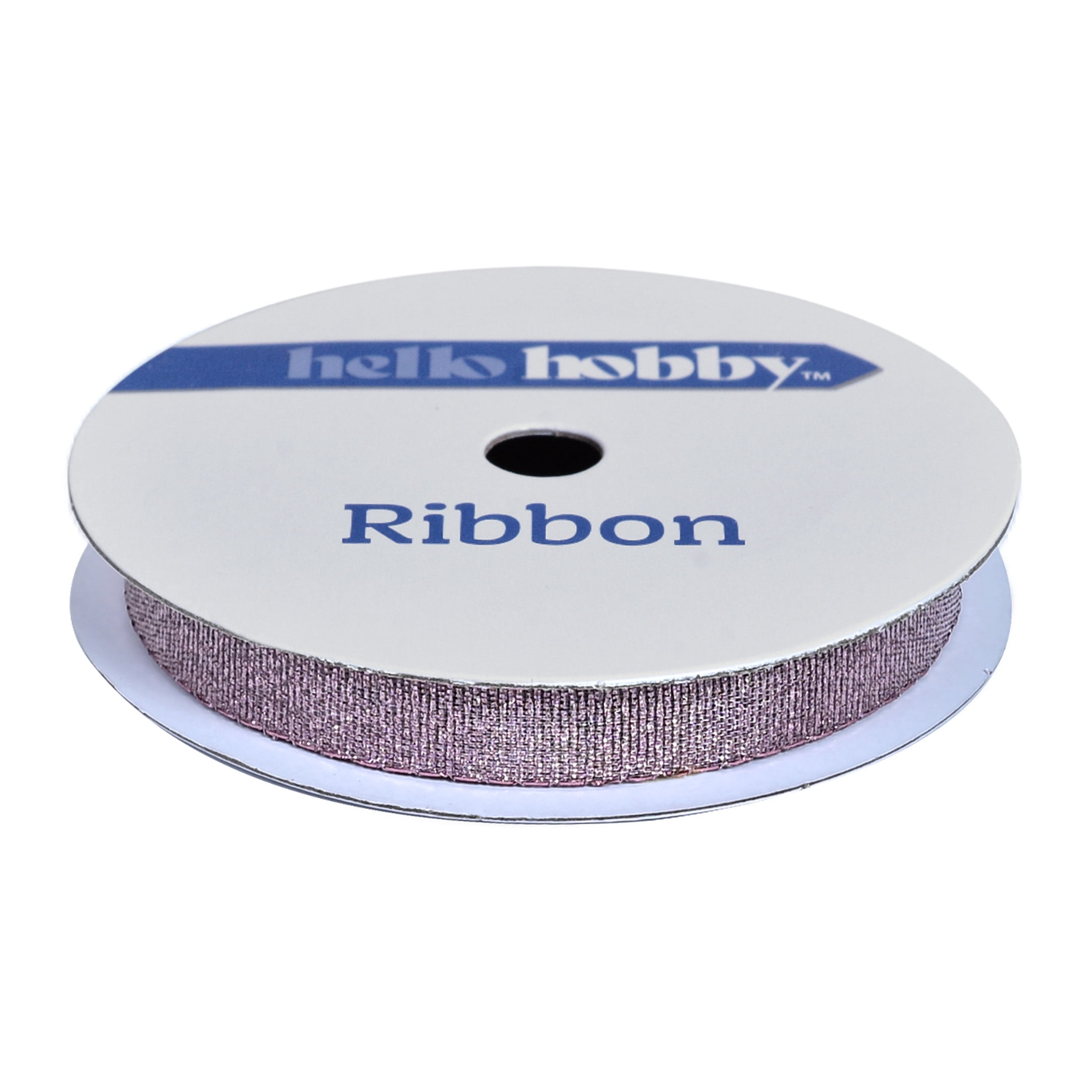 Hello Hobby 3/8" Galena Metallic Light Pink Ribbon, 3 yards