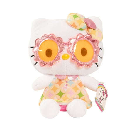 Hello Kitty Bean Plush - Floral Hippie (Best Hello Kitty Presents)