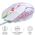 thumbnail image 3 of TNOBHG 6-button Gaming Mouse Usb Wired Mouse Seven-color Backlight Gaming Mouse 3200dpi Adjustable 6 Ergonomics Plug Play Laptop Mice Computer Accessories, 3 of 8