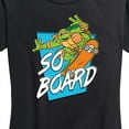 thumbnail image 3 of Teenage Mutant Ninja Turtles - So Board - Women's Short Sleeve Graphic T-Shirt, 3 of 5