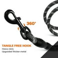 thumbnail image 7 of Taglory Rope Dog Leash with Comfortable Padded Handle, 6ft Reflective Dog Leash, Black, 7 of 7