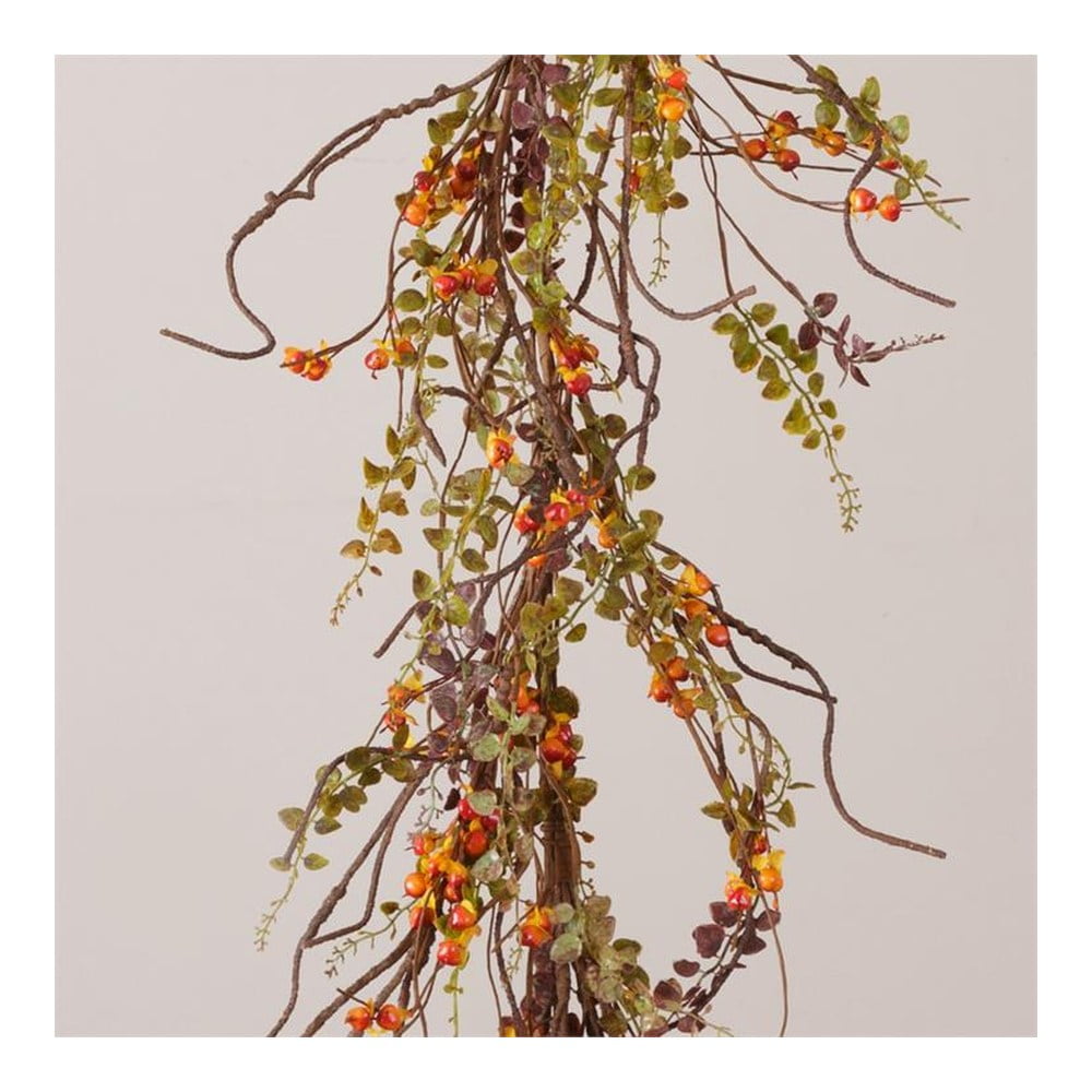 Your Heart's Delight Garland Bittersweet & Baby Grass, Brown, Paper