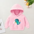 thumbnail image 2 of yocbz Toddler Hoodies Baby Toddler Kids Boy Girl Solid Casual Pocket Hoodie Sweatershirt Pullover Pink,Size for 5-6 Years, 2 of 7