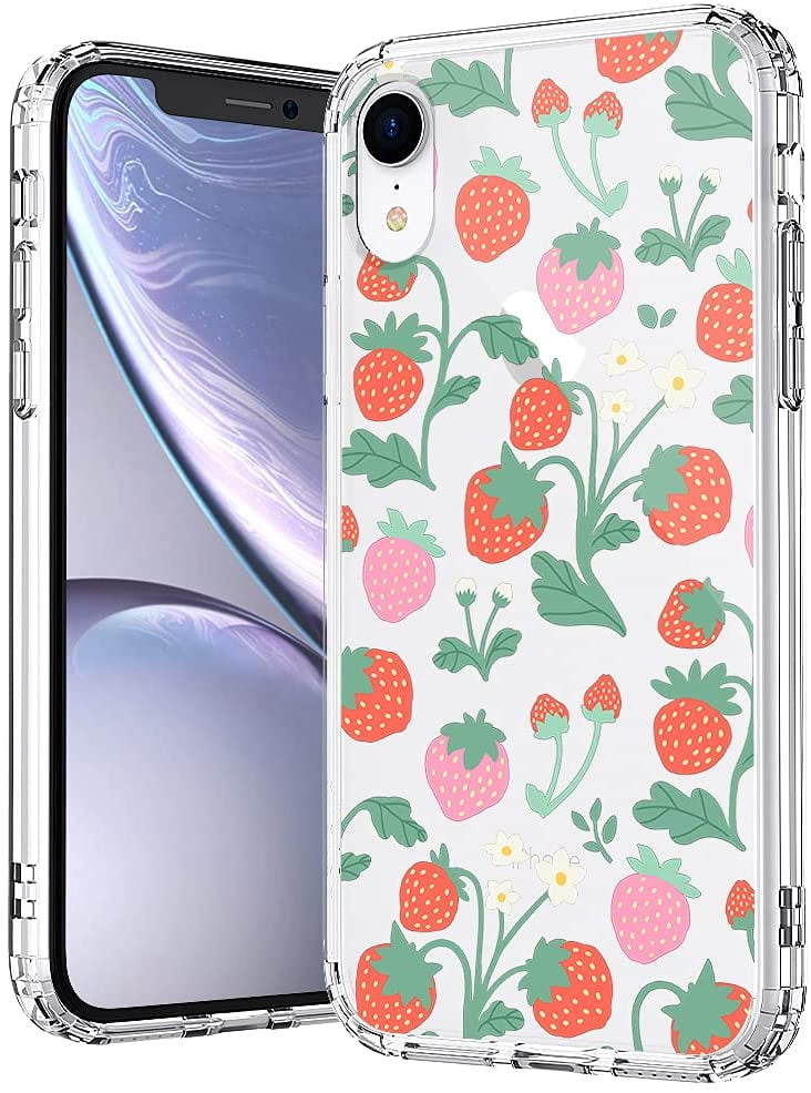 S20 iPhone 12 Cute Strawberry print Stripes Phone Case Galaxy S21 Bumper case iPhone XR iPhone 11 iPhone XS