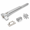 Without Alarm Without External Lever, variant on 27.5" Aluminum Push Bar Panic Exit Device Without Alarm Without External Lever