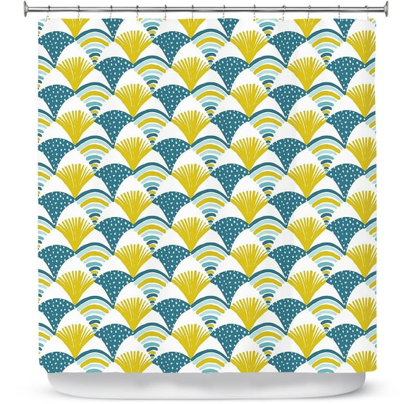 Shower Curtains 70" x 93" from DiaNoche Designs by Metka Hiti - Fishy I