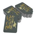 thumbnail image 2 of Inkdotpot Real Gold Foil Baby It's Cold Outside Baby Shower Tags Favor Hang Paper Tags 100 Pack, 2 of 6