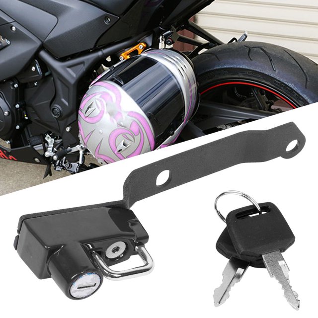Cerradura de seguridad, accesorios de motocicleta antirrobo de aleación de aluminio, cerradura para casco, elaborada por expertos