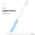 thumbnail image 1 of Soft Silicone Case For Apple Pencil 2Nd Generation Ipad Smart Touch Screen Pens Grip Holder Tablet Stylus Cover Ipencil Sleeve Blue, 1 of 6