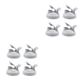 thumbnail image 1 of Yuarrent Pack of 4 Jars Sealers Sealing Machine Vacuum Cap Snack Bottle Canning Storage Attachment Lids for Kitchen Restaurant gris claro 2Conjunto, 1 of 6