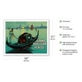thumbnail image 2 of Grand Hotel Luna - Venice (Venise) Italy - Vintage Travel Poster c.1920s - Fine Art Matte Paper Print (Unframed) 11x14in, 2 of 4