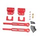 thumbnail image 2 of Piezas metálicas del eje trasero de camiones RC 1/12 Actualización de suspensiones Actualización de piezas del eje trasero Rojo, 2 of 9